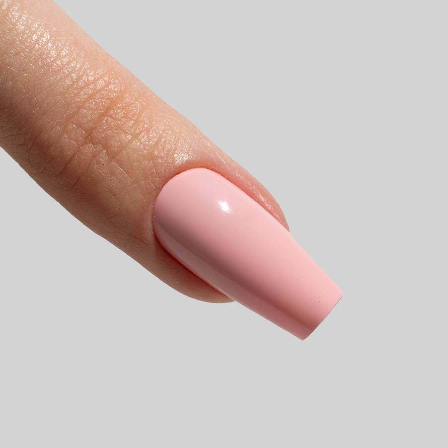 Esmalte Semipermanente TWINKLE Rosa Claro con Microglitter en envase de 7 ml, esmalte semipermanente con cobertura perfecta y brillo delicado.
