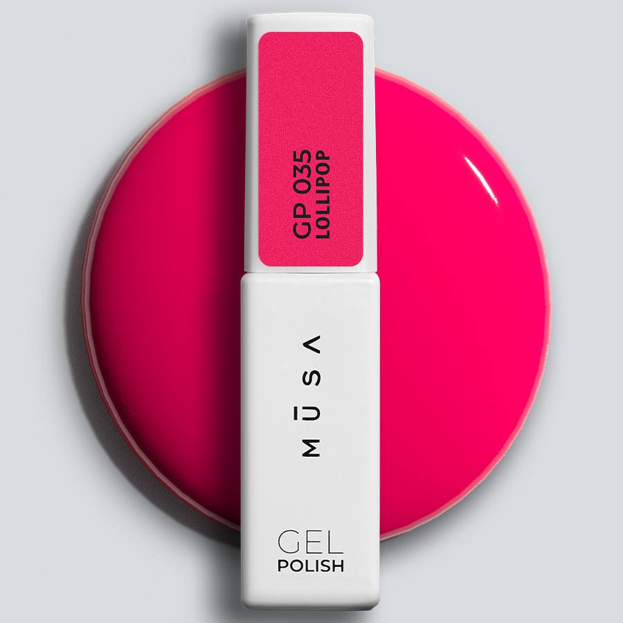 Esmalte Semipermanente LOLLIPOP Salmón Fluor en envase de 7 ml, esmalte semipermanente con cobertura perfecta y resistencia al sol.