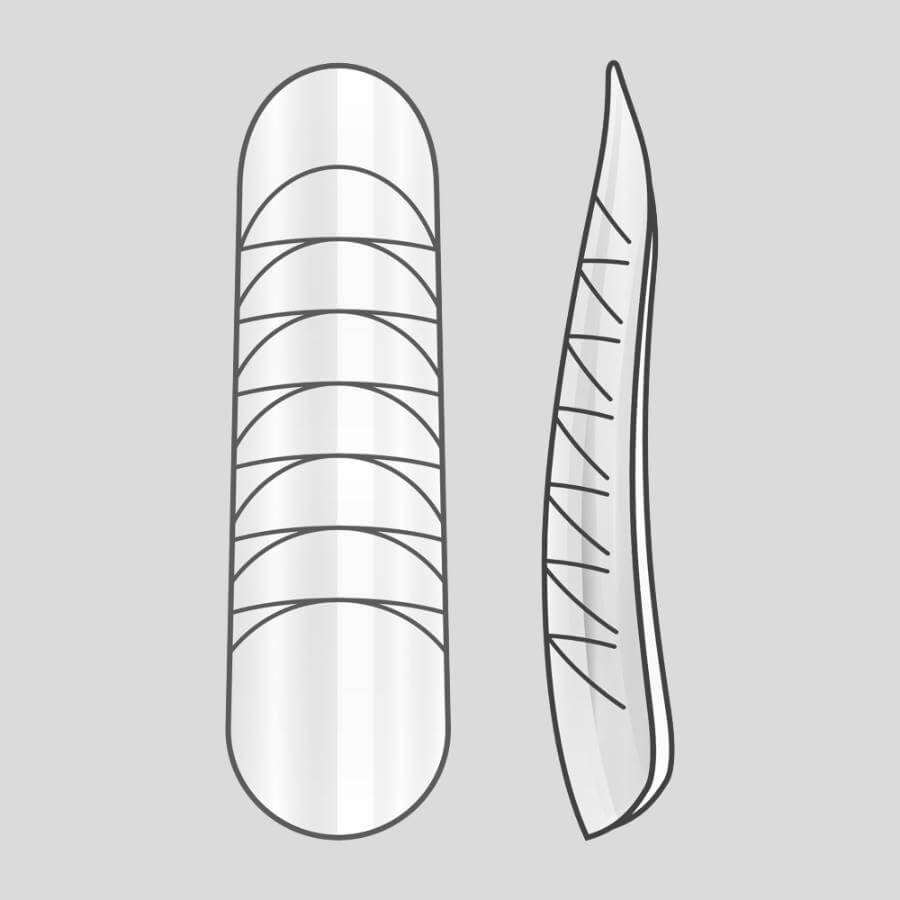 Dual Form 04 para uñas ovaladas cortas, cuadradas largas y cortas, ideal para resultados rápidos y profesionales