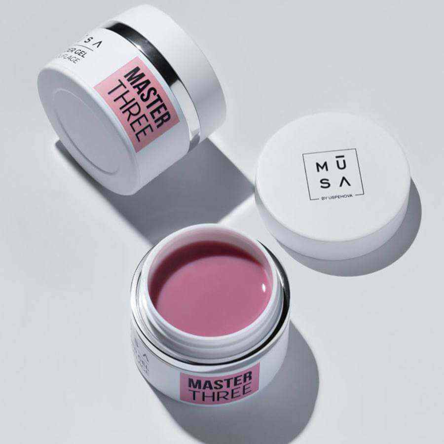 Master Three Gel Constructor Autonivelante de Alta Viscosidad Musa Nails