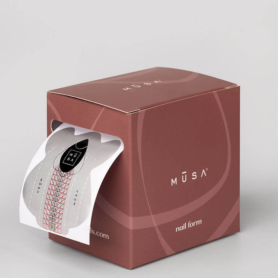 Nail Form de Aluminio MUSA - Moldes de uñas profesionales para reconstrucción