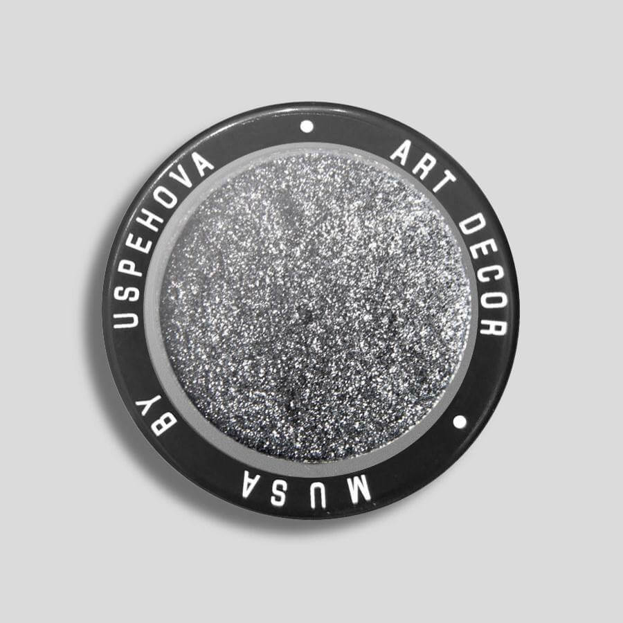 Pigmento plata efecto espejo para nail art