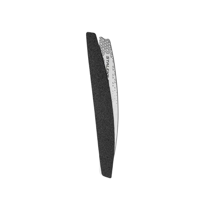 Base Metal Media Luna Staleks EXPERT 40, acero inoxidable, esterilizable, para limas adhesivas