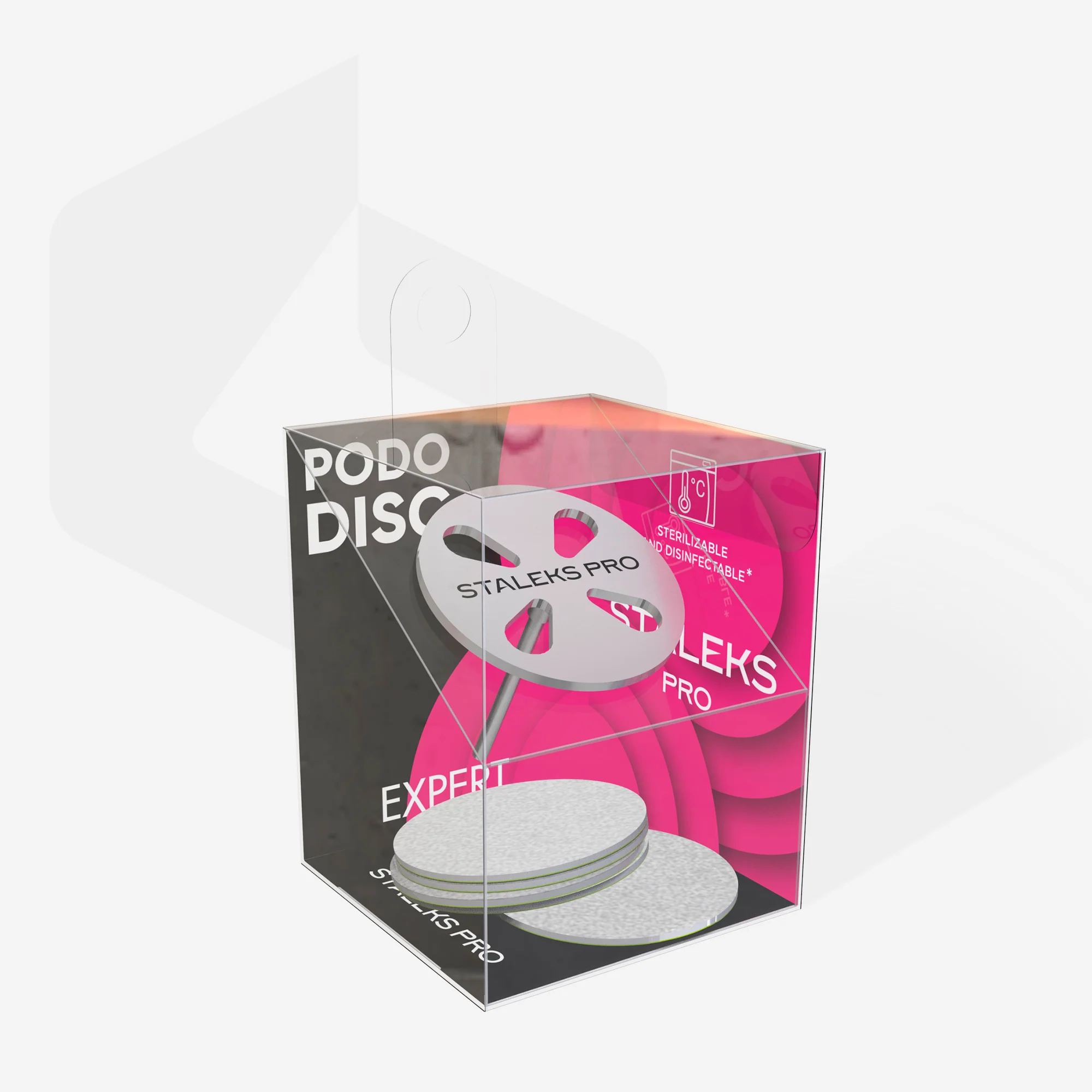 Staleks Set Pododisc L (25 mm) con 5 recambios de grano 180