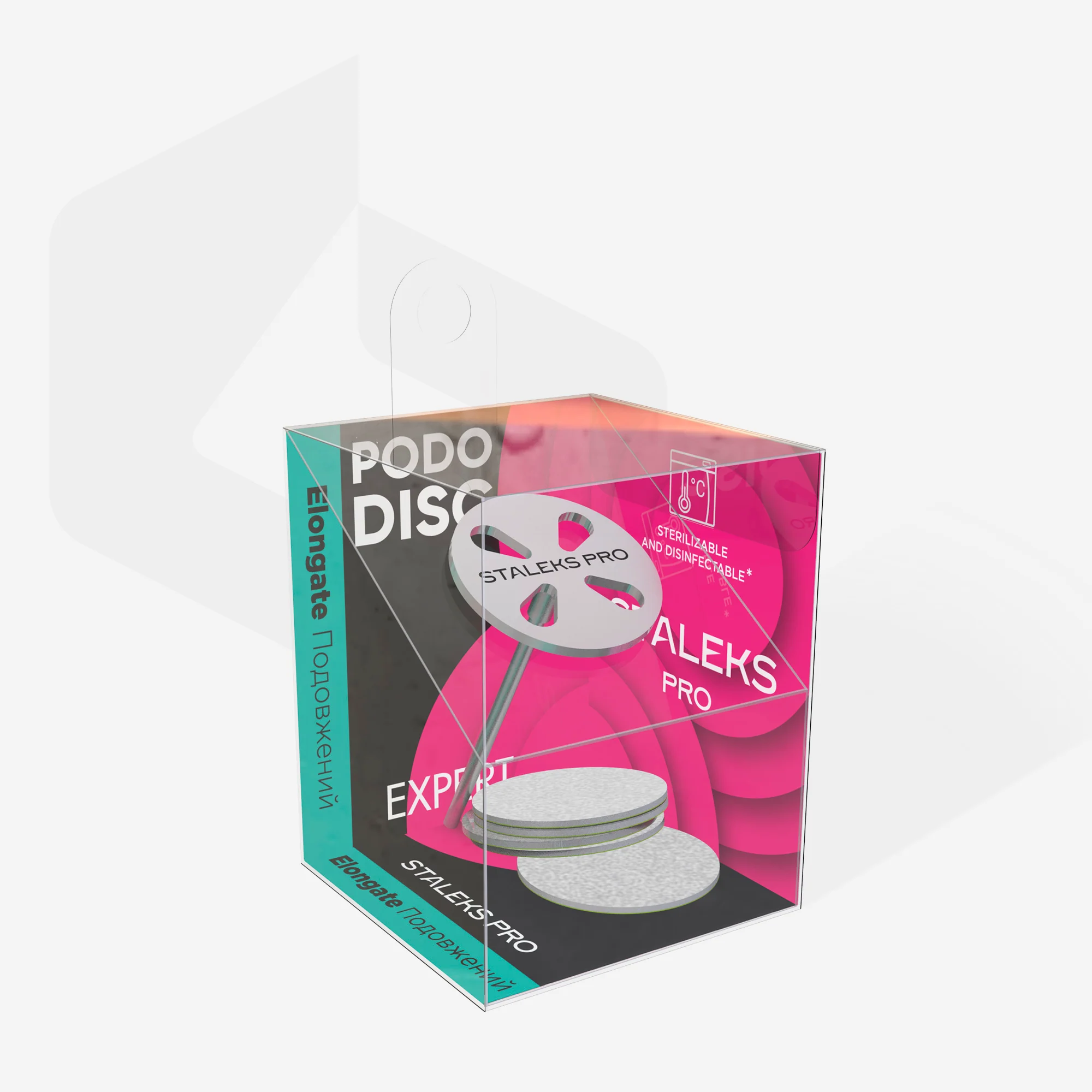 Staleks Set Pododisc M (20 mm) + 5 recambios grano 180