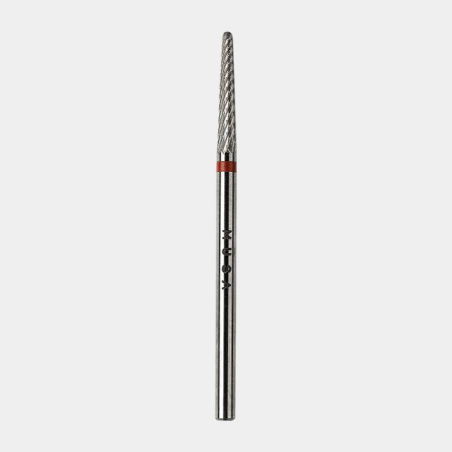 Fresa de Carbono Cono 21 Roja para manicura y pedicura profesional