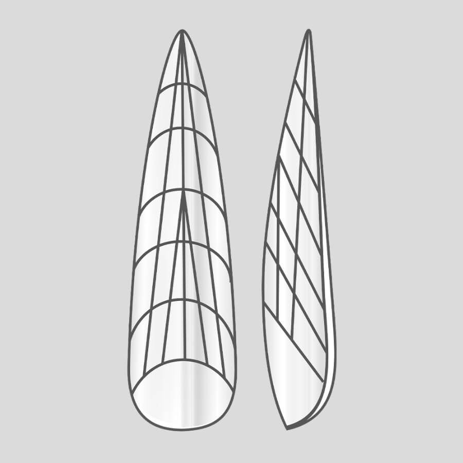 Dual Form 11 con 120 tips reutilizables para uñas oval, cuadrada corta, almendra de salón y formas extremas