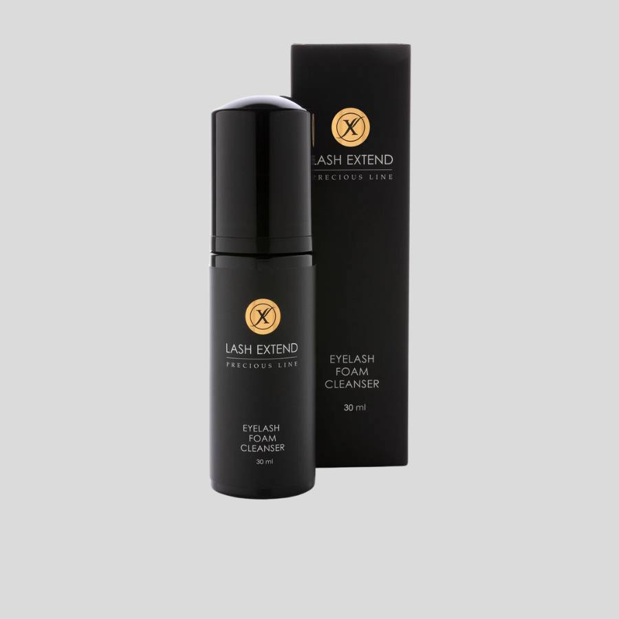 Espuma Limpiadora Pestañas Lash eXtend de 30 ml para extensiones y cuidado facial