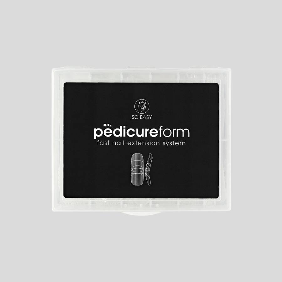 Dual Form Pedicura para uñas de los pies, formas almendra y cuadrada, reutilizables y profesionales.