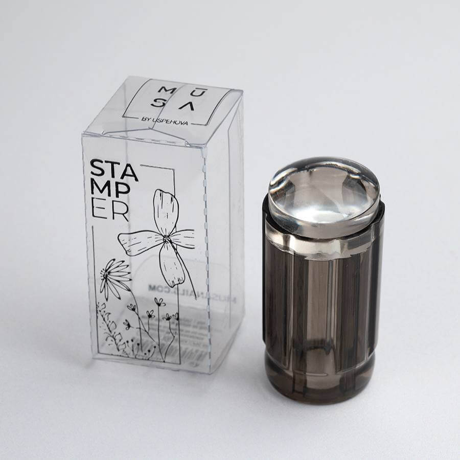 Sello Stamping Pequeño con cabezal de silicona para nail art