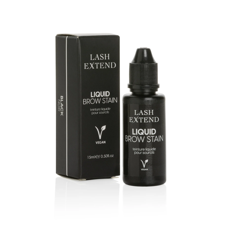 Tinte Híbrido Liquid Brow Stain Black coloración de cejas y pestañas. Negro