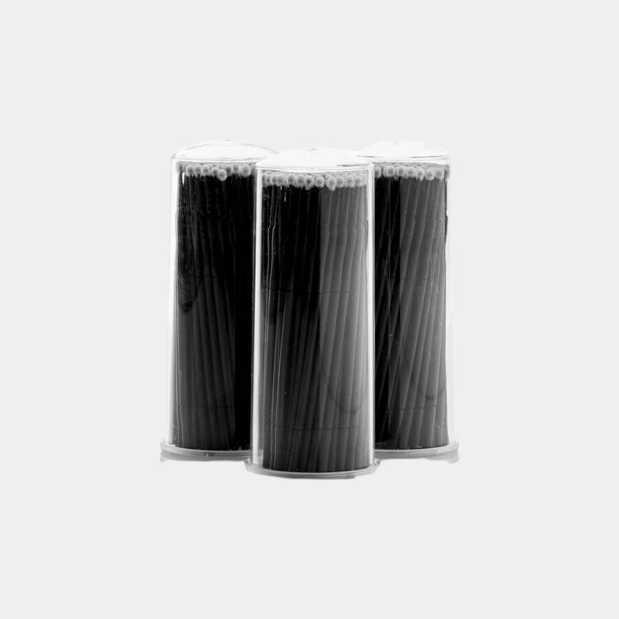 Micro Cepillos - Pack 3 ud x 100, pinceles ultrafinos para lifting y tinte de pestañas, diseño desechable y de precisión profesional.