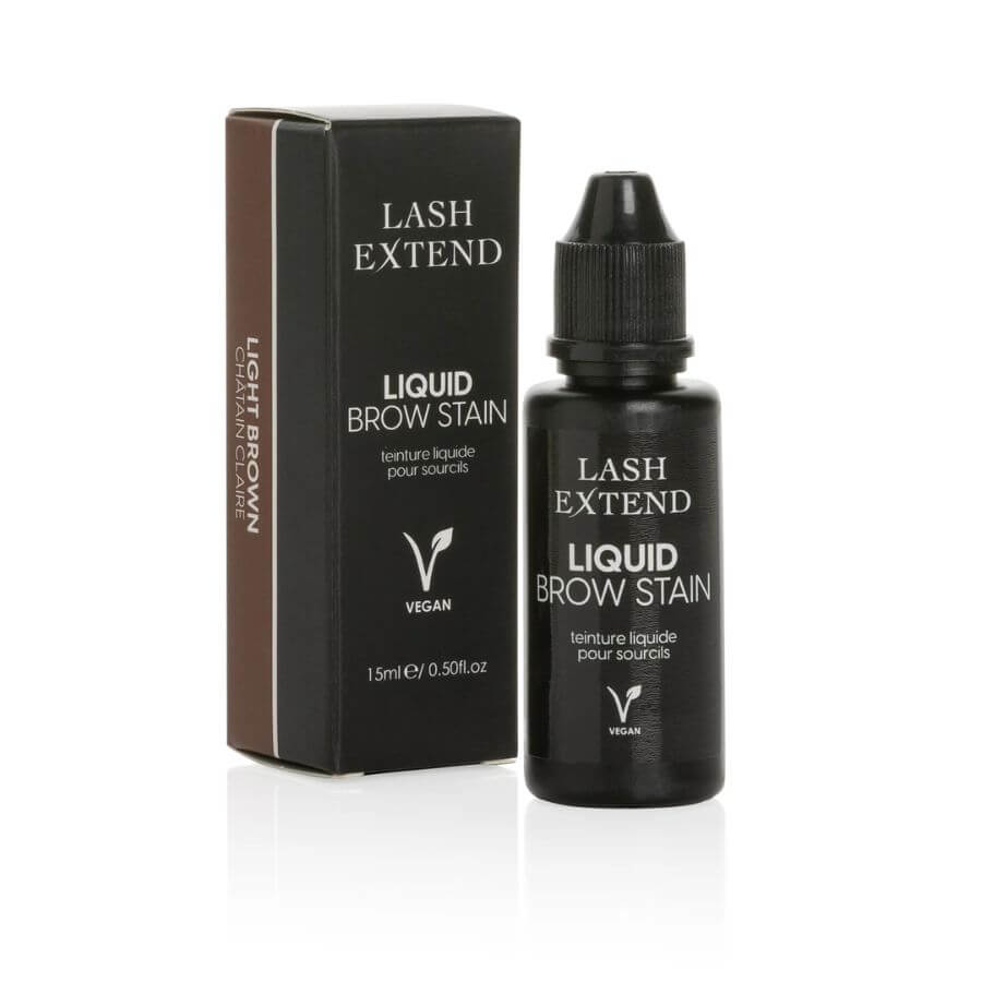 Tinte Híbrido Liquid Brow Stain Light Brown para coloración de cejas y pestañas. Marrón claro
