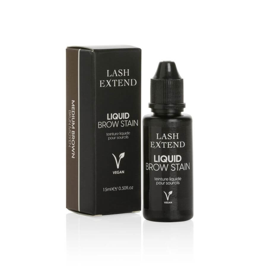 Tinte Híbrido Liquid Brow Stain Medium Brown para coloración de cejas y pestañas