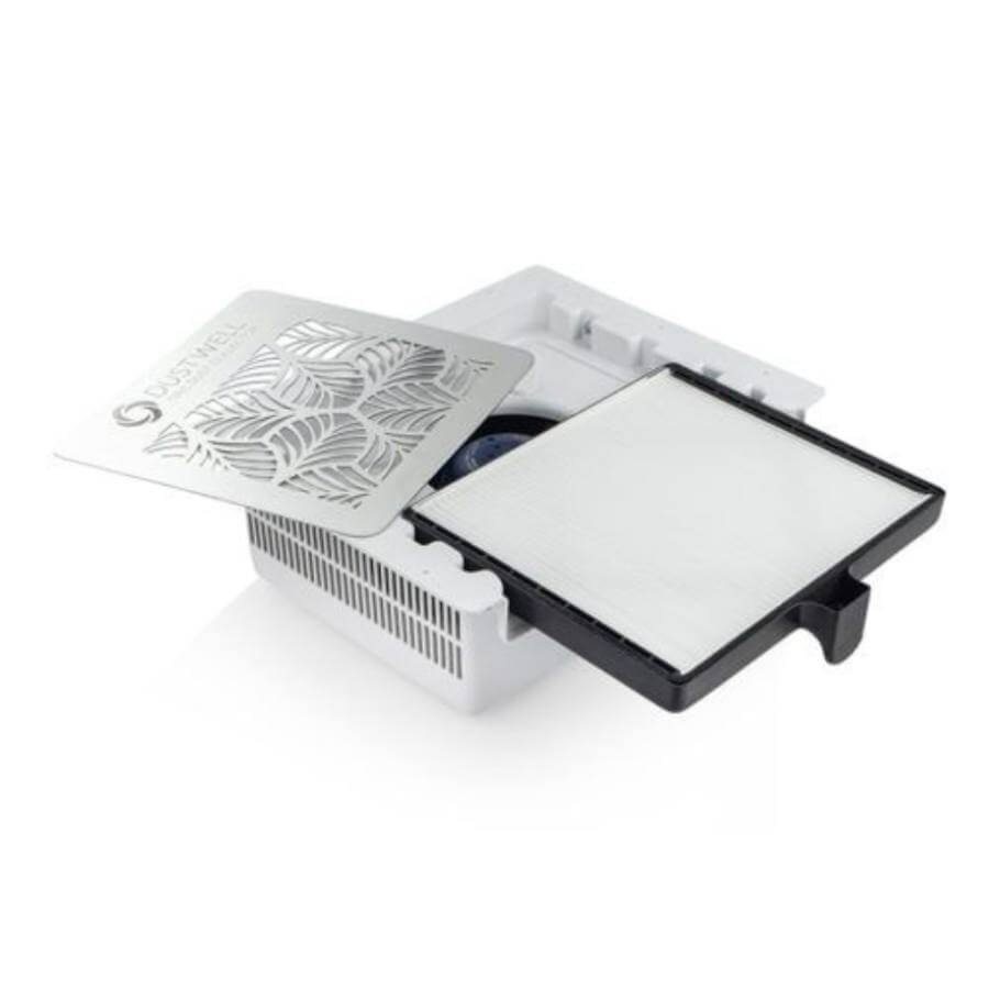 aspirador integrable manicura 90w dustwell con filtro hepa