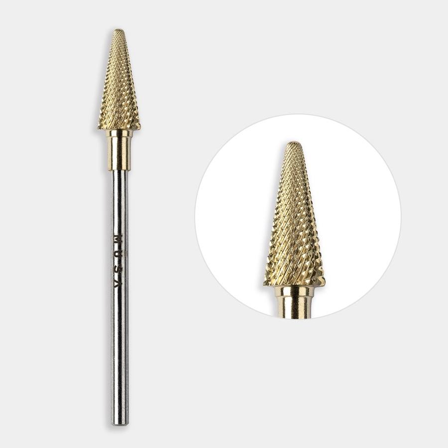 fresa carbono amarilla para retirar semipermanente. grano muy suave