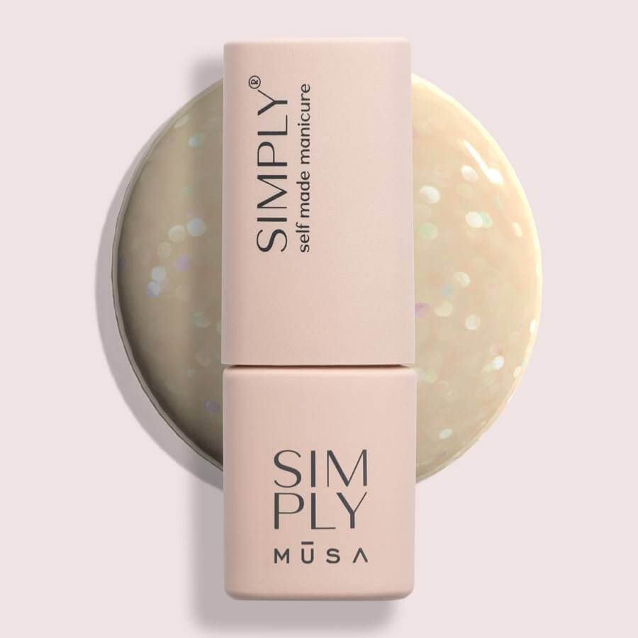 Gel semipermanente Oro Glitter SP004 Simply Musa – esmalte uñas 8 ml
