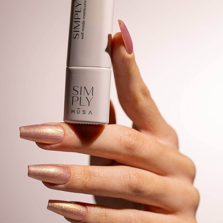 Gel semipermanente Rosa Iridiscente SP005 Simply Musa – esmalte uñas 8 ml
