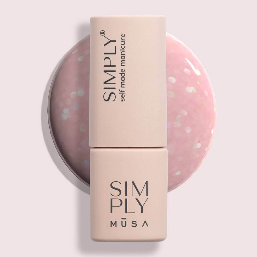 Gel semipermanente Rosa Iridiscente SP005 Simply Musa – esmalte uñas 8 ml