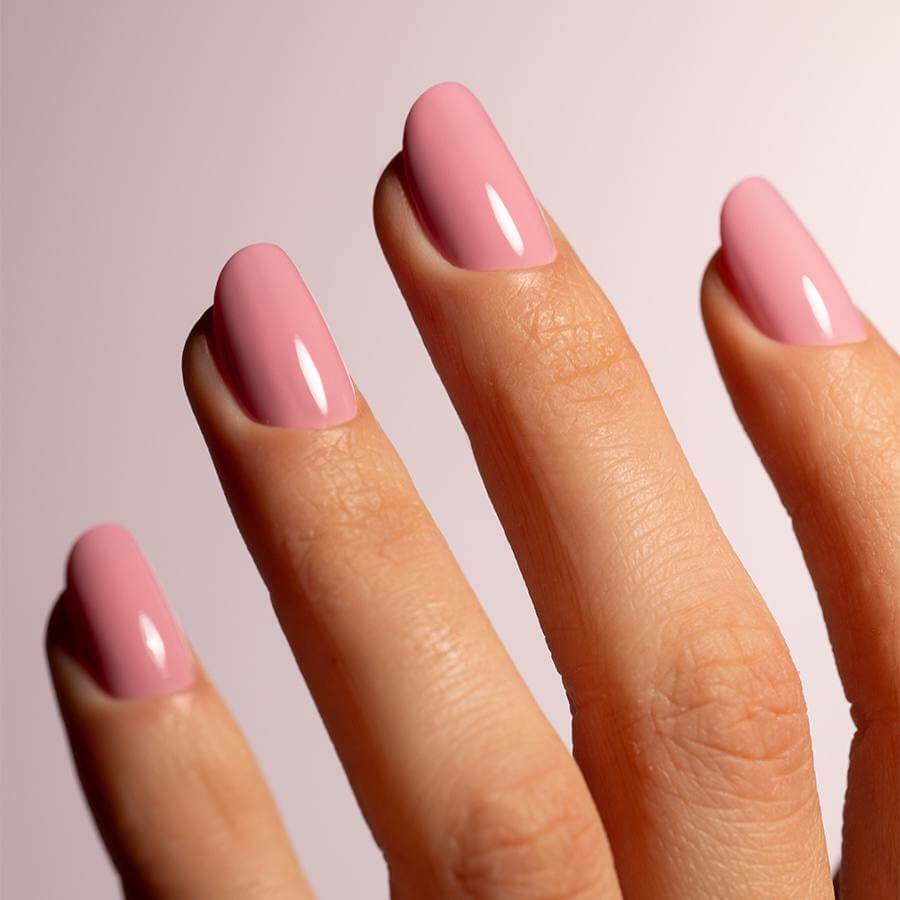 Gel semipermanente rosa sorbete sin HEMA Simply Musa SP009 de 8 ml