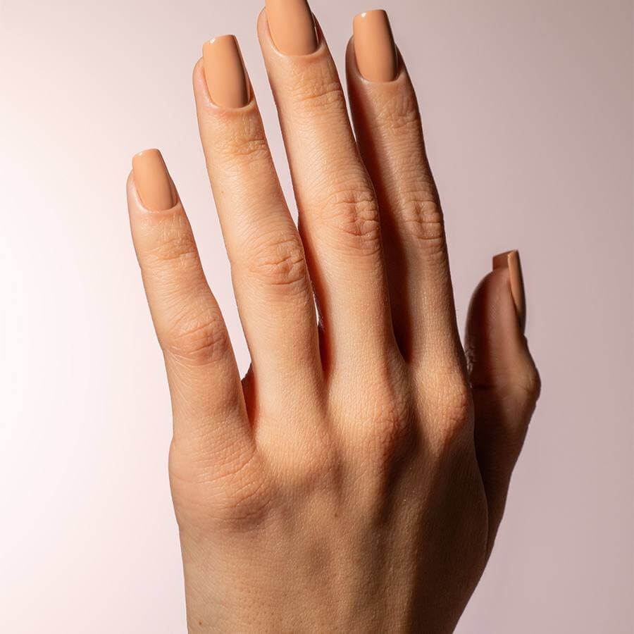 Gel semipermanente rosa arena sin HEMA Simply Musa SP014 de 8 ml