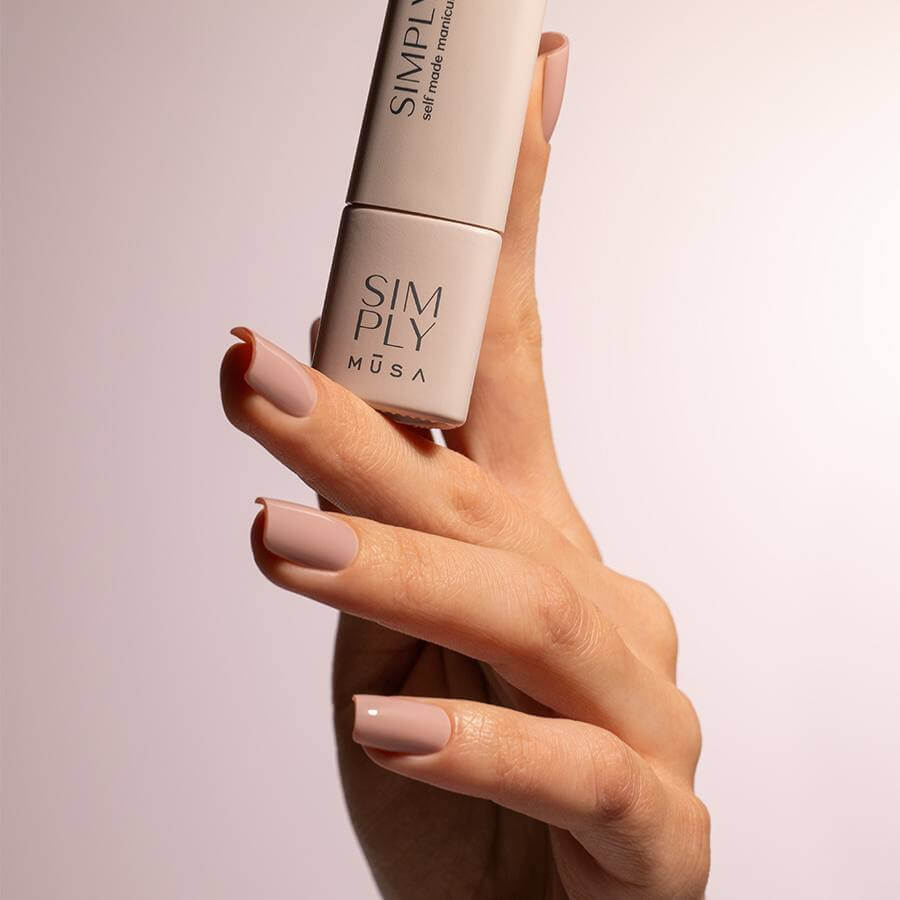 Gel semipermanente rosa bailarina sin HEMA Simply Musa SP016 de 8 ml
