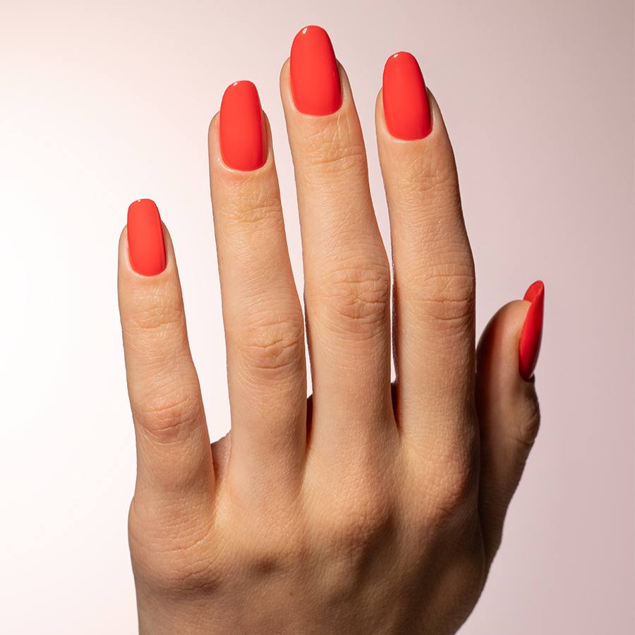 Gel semipermanente color frambuesa sin HEMA Simply Musa SP023 de 8 ml