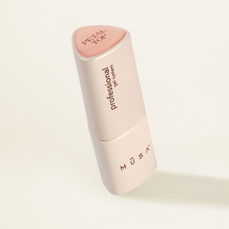 Top Coat Petal Rosa Claro 8 ml – Sellador vegano con color rosa suave