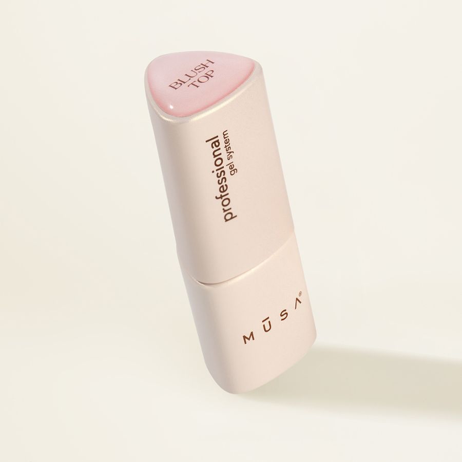 Top Coat Blush 8 ml – Finalizador con color rosa rubor MUSA Nail