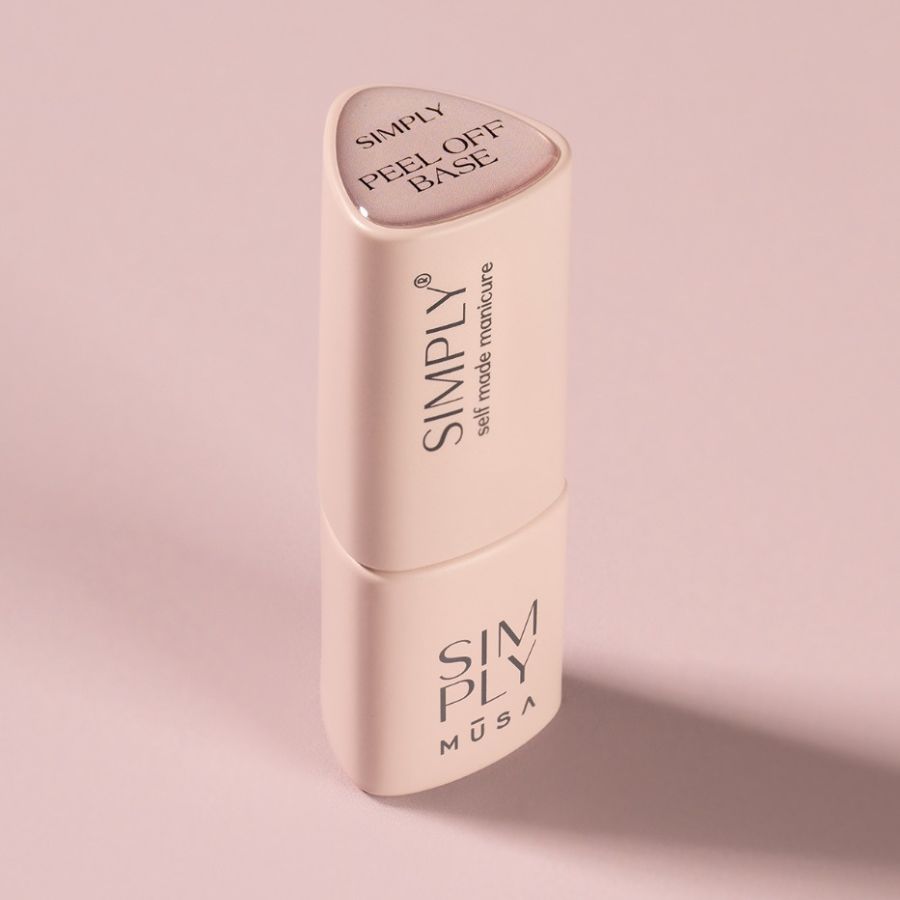 Base Peel Off Simply Musa 8 ml para retirar peel off y Soft Gel Tip