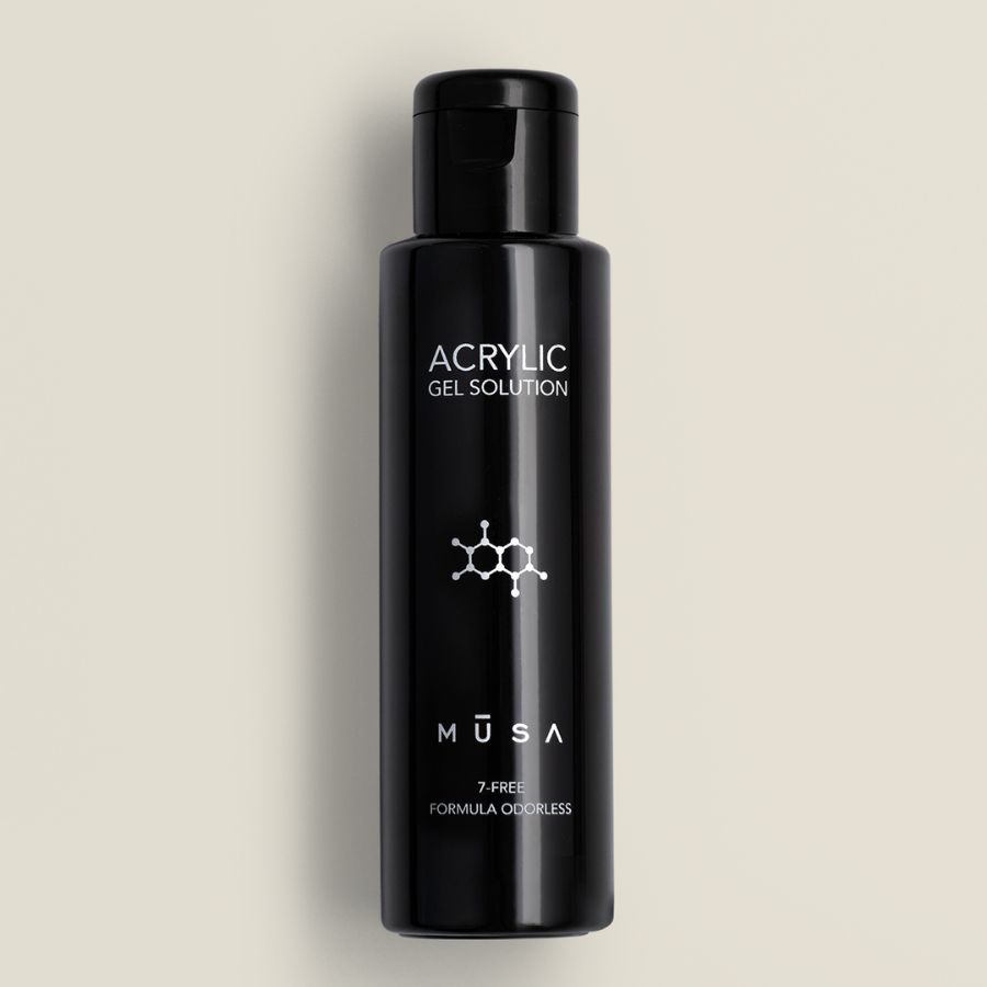 Líquido Acrygel profesional 100 ml MUSA Nails para modelado de polygel y Dual Form