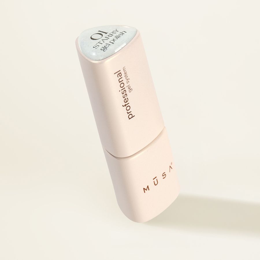Gel Semipermanente Glitter Blanco Perla con microglitter para manicuras y nail art profesional