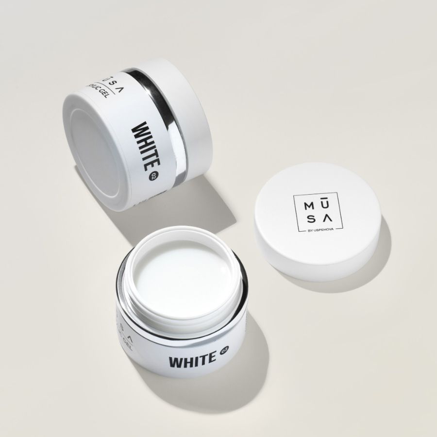 Tarro de Acrygel White 50 ml. de Musa Nails