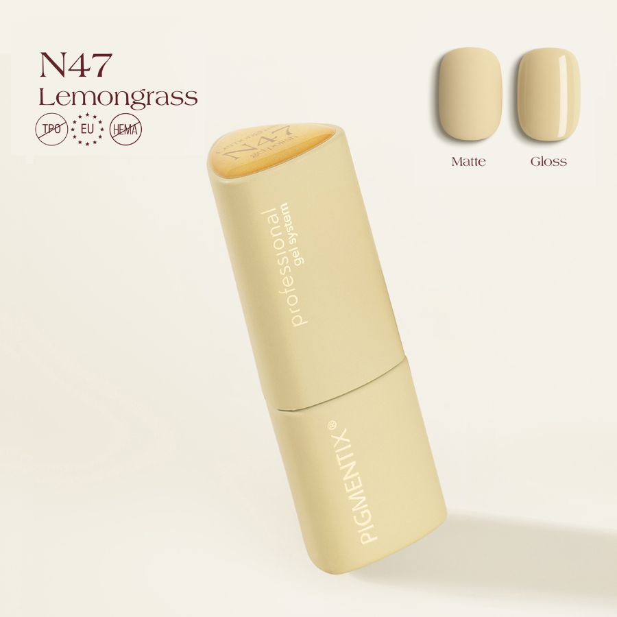 esmalte semipermanente amarillo vainilla pigmentix 047 8 ml