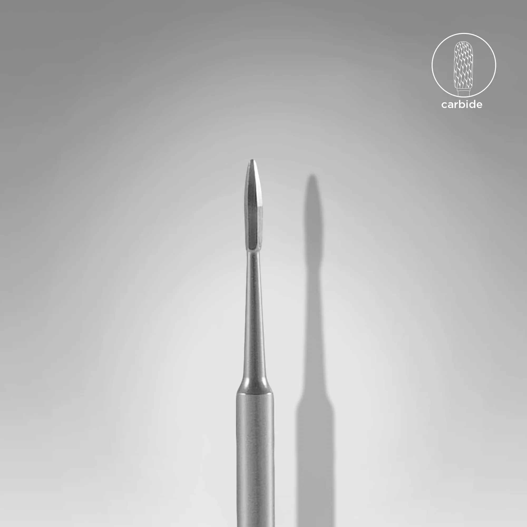 Fresa de Carburo "Limpia Uñas" de Seguridad 1.2 mm, herramienta para limpieza de cutículas y manicura precisa